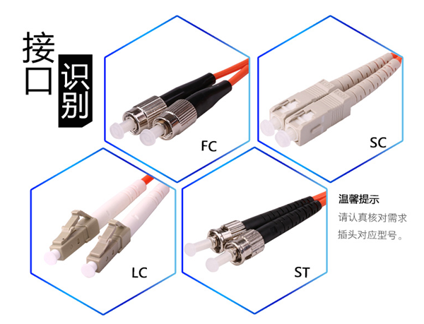 惠迅FC-SC多模雙芯3米跳線_光纖跳線